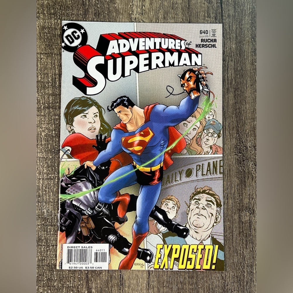 DC Comics Adventures of Superman Red Blue Yellow Cover